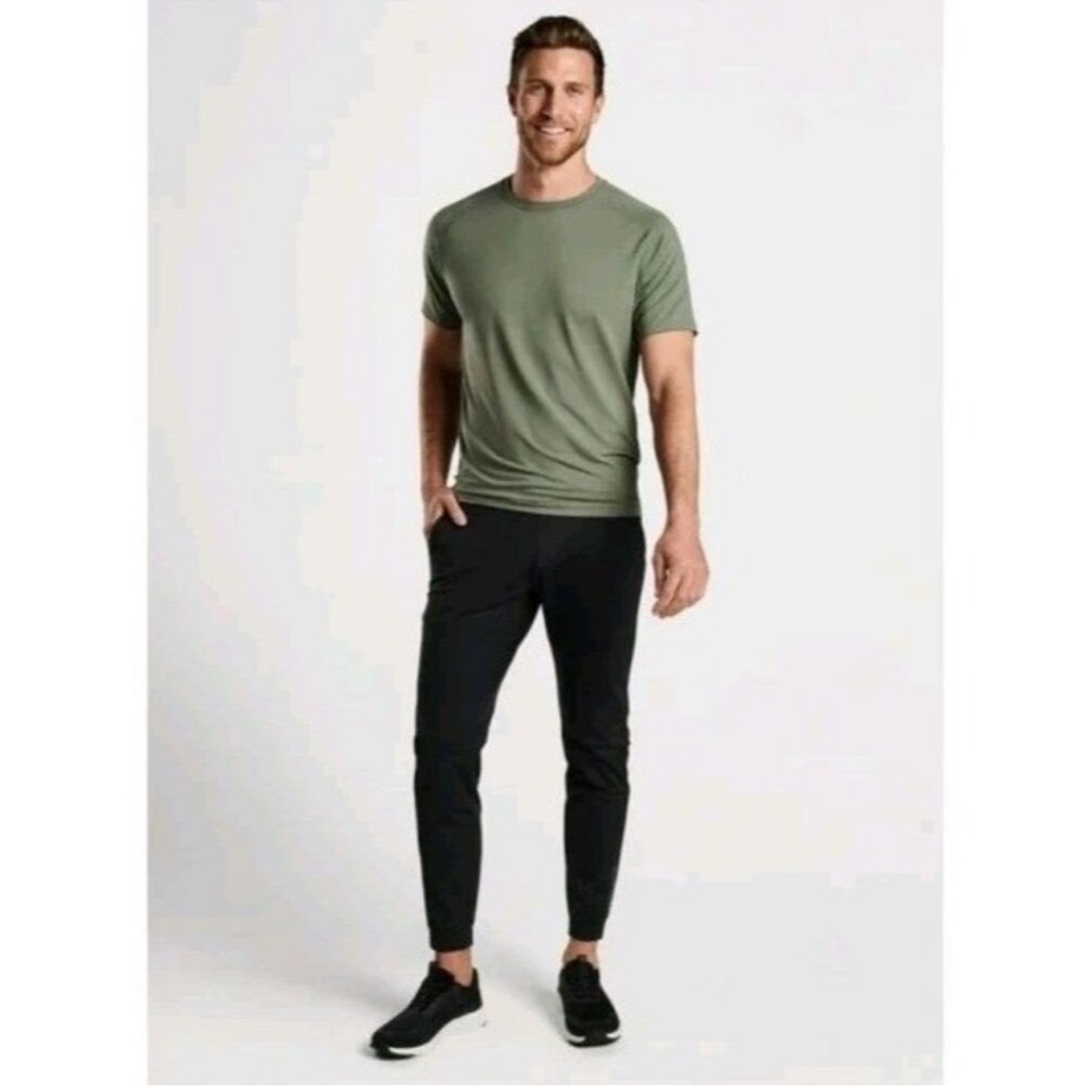 Peter Millar Men’s Crown Sport Atlas Performance Pant Jogger Black Size Small